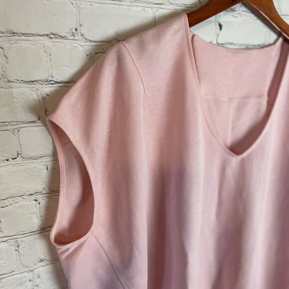 Lululemon Capped Short Sleeve Tee Pink Mist Size 10 - Picture 7 of 10